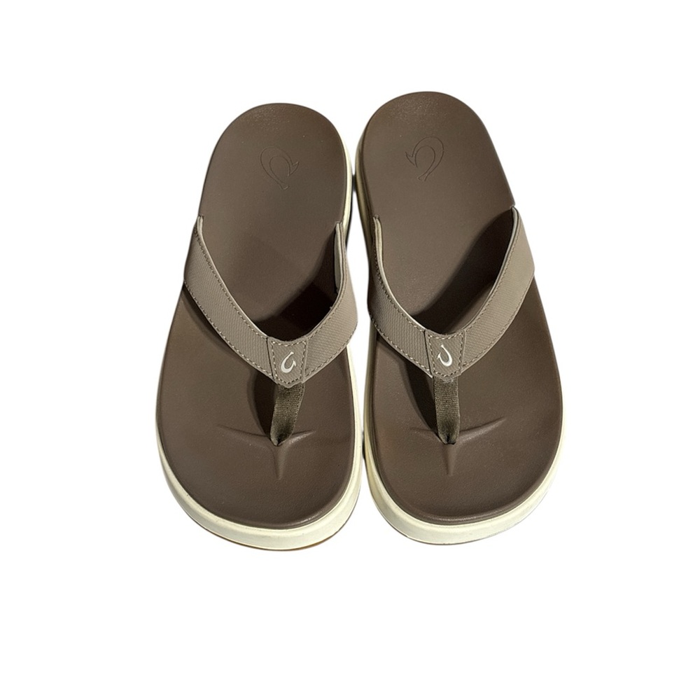 OluKai Brown and Tan Sandals